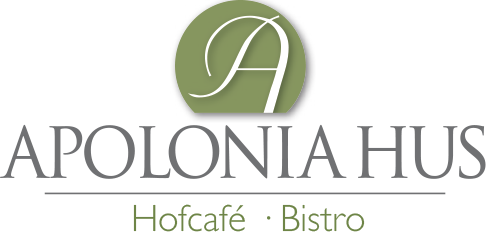 Das Logo des Apolonia Hus Hofcafé.