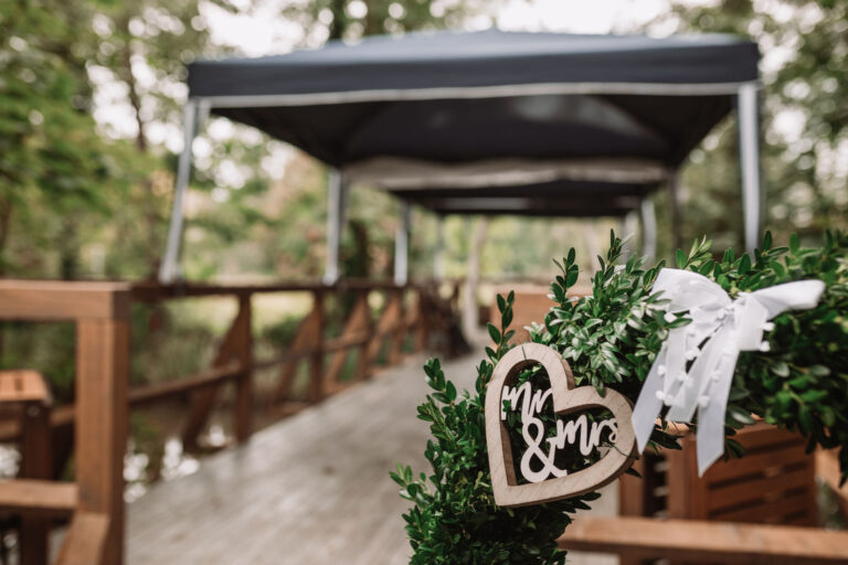 Die Trauung auf dem Steg